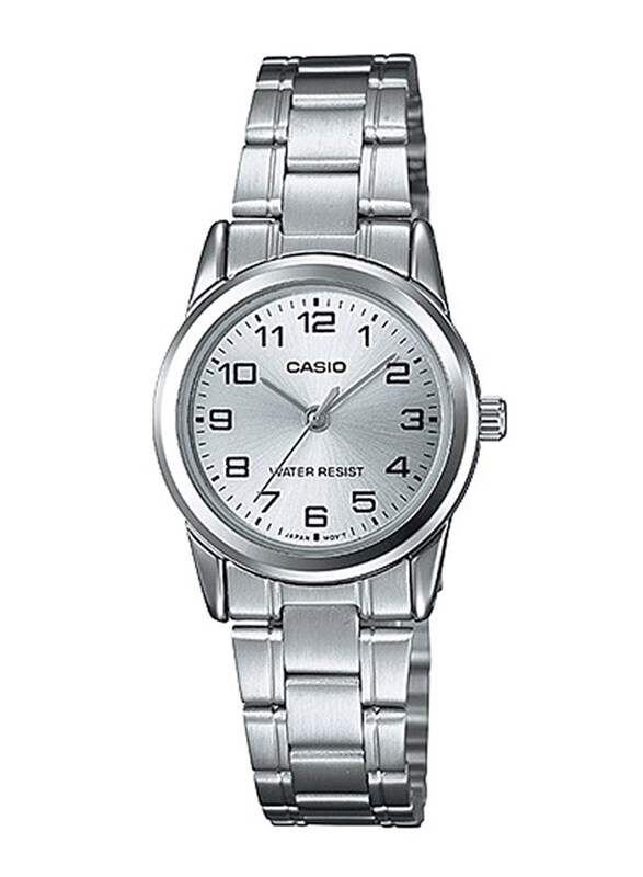 Casio Dress Analog Watch for Women with Stainless Steel Band, Water Resistant, LTP-V001D-7B, Silver
Casio Dress Analog Watch for Women with Stainless Steel Band, Water Resistant, LTP-V001D-7B, Silver