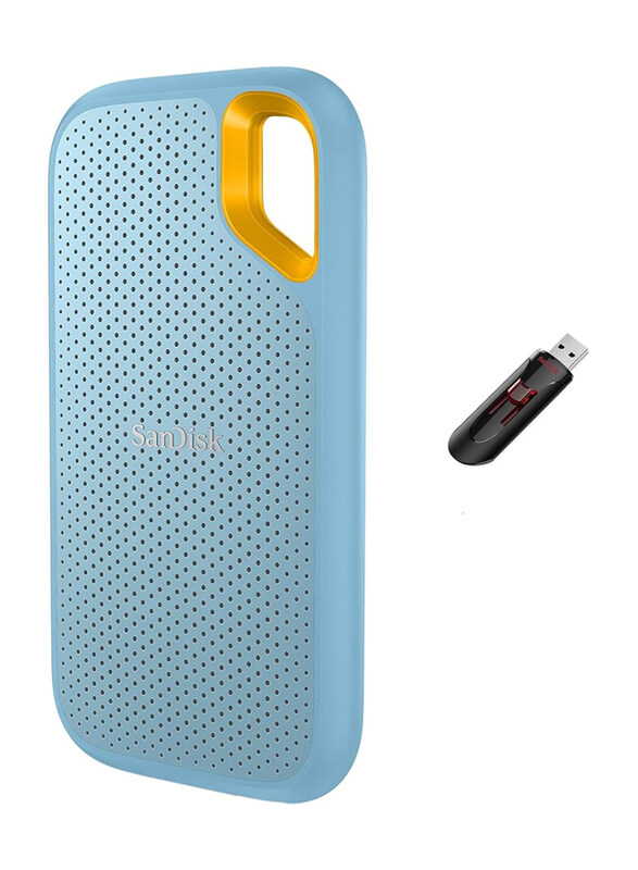 SanDisk 2TB Extreme Portable SSD 1050MB/s Fast Speed Drop Protection Water/dust Resistance PC/ MAC & TypeC Smartphone Compatible, USB 3.0, Blue
SanDisk 2TB Extreme Portable SSD 1050MB/s Fast Speed Drop Protection Water/dust Resistance PC/ MAC & TypeC Smartphone Compatible, USB 3.0, Blue