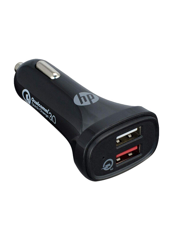 HP AU Car Charger, 5.4A with Quick Charge 3.0 Dual USB Type-A, 2UX35AA#ABB, Black
HP AU Car Charger, 5.4A with Quick Charge 3.0 Dual USB Type-A, 2UX35AA#ABB, Black