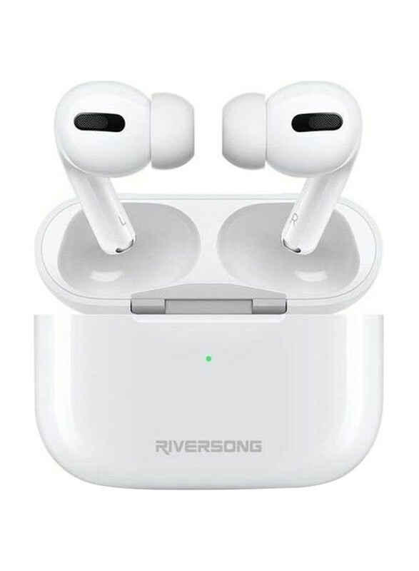 Riversong Air Pro EA79 TWS Wireless In-Ear Noise Cancelling Earbuds with Mic, White
Riversong Air Pro EA79 TWS Wireless In-Ear Noise Cancelling Earbuds with Mic, White