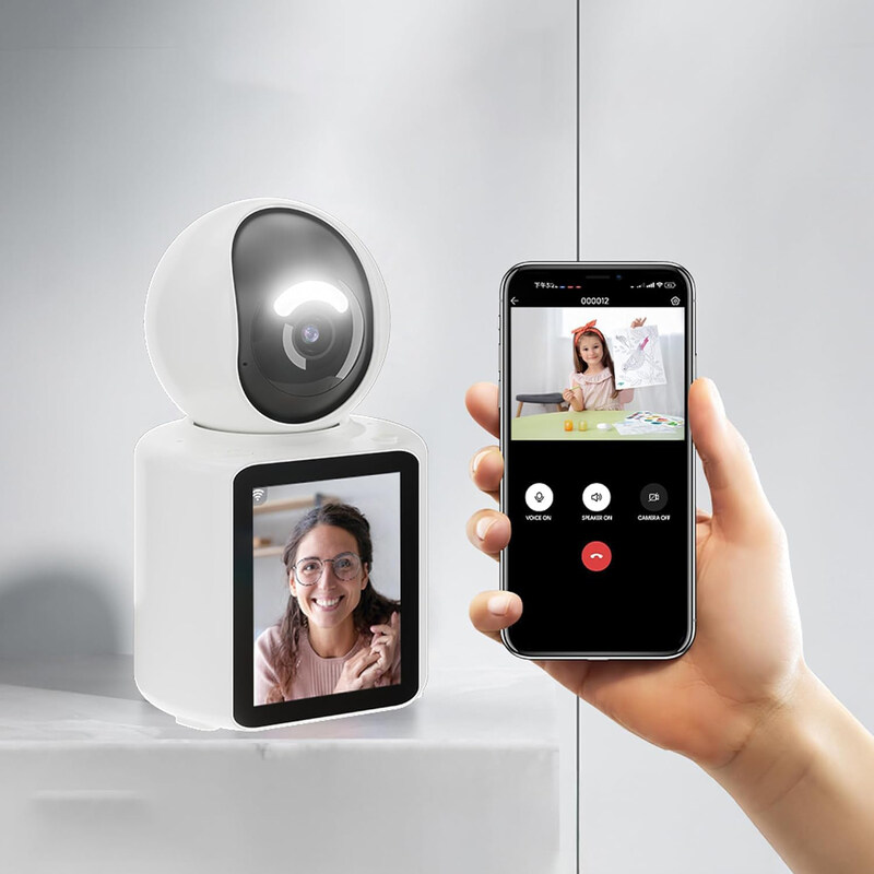 Smartfy Indoor Smart Camera Baby Watching Camera with Bi-Directional View, Video Call Function, Full HD with 2.8 inch Retina Screen, White
Smartfy Indoor Smart Camera Baby Watching Camera with Bi-Directional View, Video Call Function, Full HD with 2.8 inch Retina Screen, White