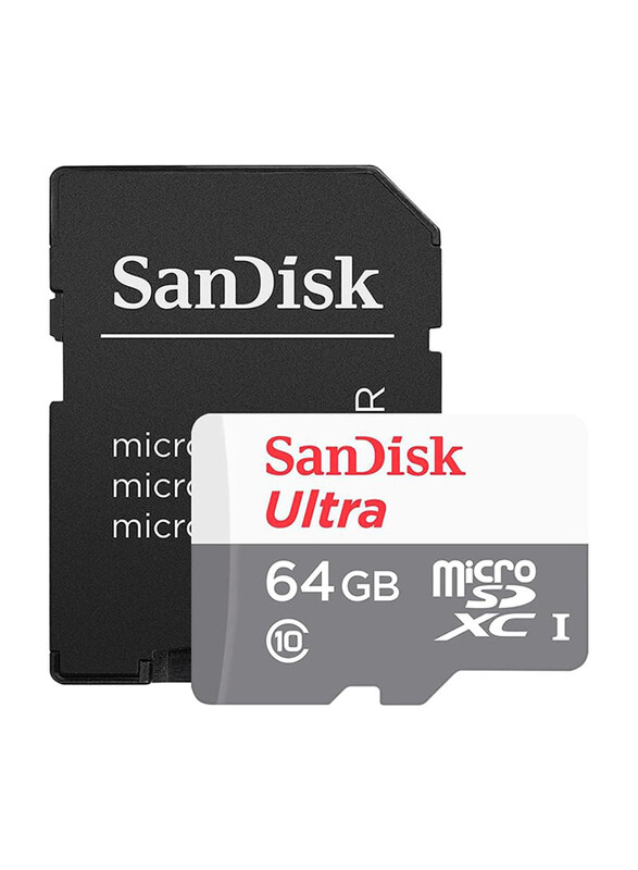 SanDisk 64GB Ultra Karta Pamici UHS-I microSDXC Memory Card, 100MB/s, GN3MA, White/Grey
SanDisk 64GB Ultra Karta Pamici UHS-I microSDXC Memory Card, 100MB/s, GN3MA, White/Grey