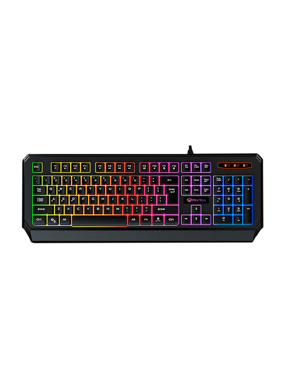 Meetion K9320 Waterproof Backlit Wired English/Esn/Arabic/Russian Gaming Keyboard, Black
Meetion K9320 Waterproof Backlit Wired English/Esn/Arabic/Russian Gaming Keyboard, Black