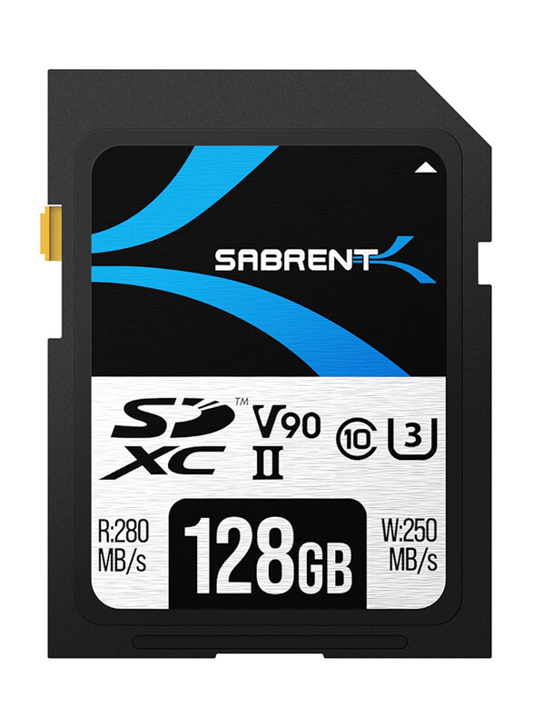 Sabrent 128GB Rocket v90 UHS-II R280MB/s W250MB/s SDXC Memory Card, Multicolour
Sabrent 128GB Rocket v90 UHS-II R280MB/s W250MB/s SDXC Memory Card, Multicolour