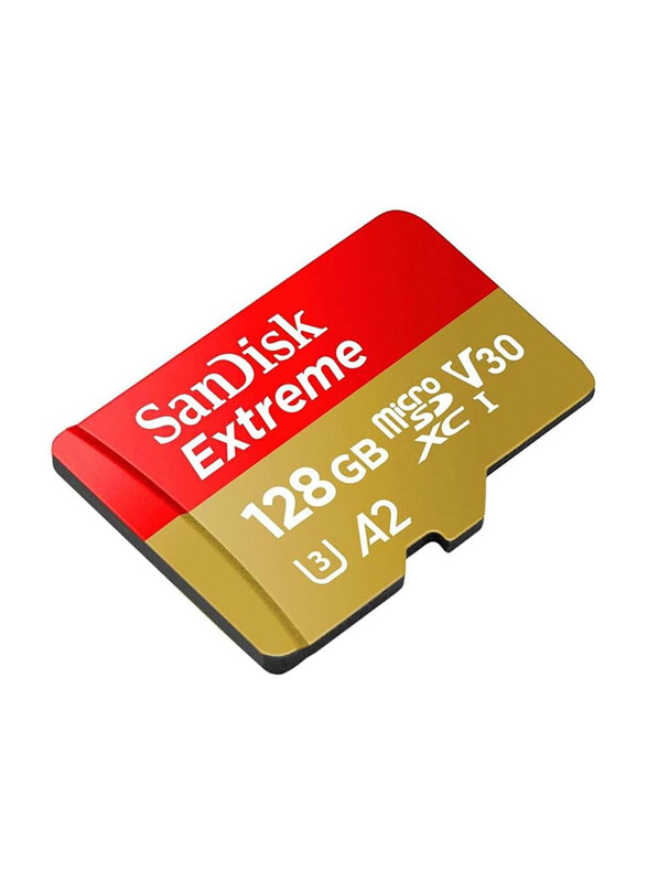 SanDisk 128GB Extreme microSDXC Memory Card with SD Adapter and Deluxe, A2 App Performance up to 190 MB/s, Red/Brown
SanDisk 128GB Extreme microSDXC Memory Card with SD Adapter and Deluxe, A2 App Performance up to 190 MB/s, Red/Brown