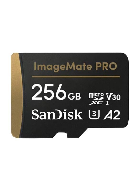 SanDisk 256GB ImageMate Pro UHS-I microSDXC Memory Card with Adapter, 200MB/s, AW6KA, Gold/Black
SanDisk 256GB ImageMate Pro UHS-I microSDXC Memory Card with Adapter, 200MB/s, AW6KA, Gold/Black