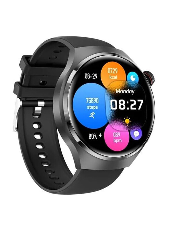 Modio MR 60 Smartwatch with 2.5D Curved Display 3 Pair Strap and Wireless Charging, Black
Modio MR 60 Smartwatch with 2.5D Curved Display 3 Pair Strap and Wireless Charging, Black
