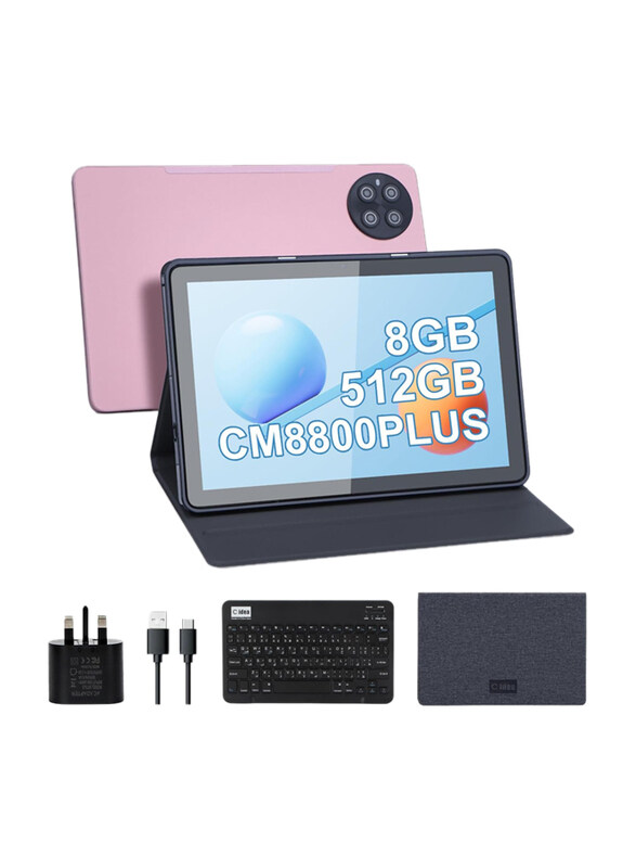 C idea CM8800 Plus 512GB Pink 10.1-inch Tablet, 8GB RAM, 5G, Dual Sim + Wi-Fi
C idea CM8800 Plus 512GB Pink 10.1-inch Tablet, 8GB RAM, 5G, Dual Sim + Wi-Fi