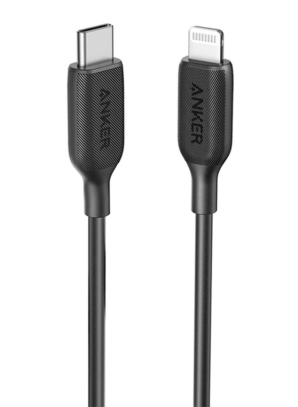 Anker 3-Feet Powerline III Lightning Cable, USB Type-C Male to Lightning for Apple Devices, Black
Anker 3-Feet Powerline III Lightning Cable, USB Type-C Male to Lightning for Apple Devices, Black