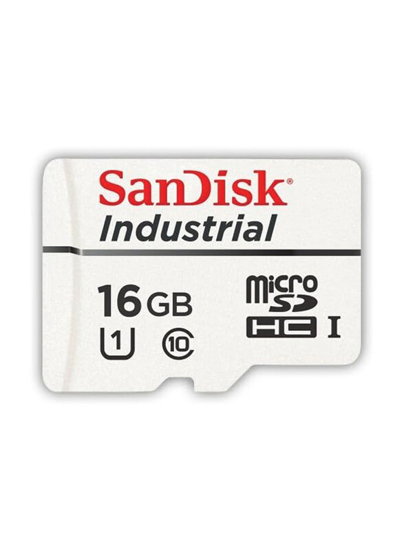 Sandisk 16GB Industrial MLC Micro SDHC UHS-I Class 10 Memory Card with Adapter, SDSDQAF3-016G-I, White
Sandisk 16GB Industrial MLC Micro SDHC UHS-I Class 10 Memory Card with Adapter, SDSDQAF3-016G-I, White