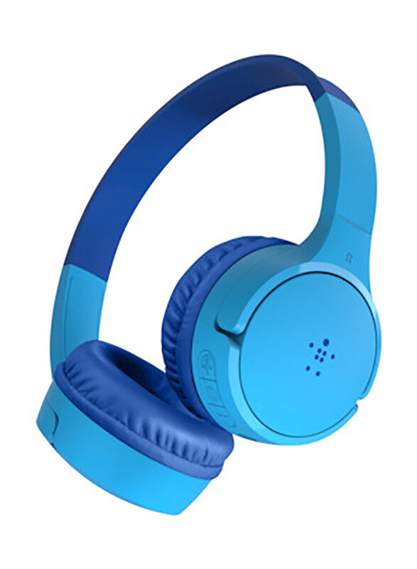 Belkin Soundform Wireless On-Ear Mini Kids Hearing Protection Headphones, AUD002btBL, Blue
Belkin Soundform Wireless On-Ear Mini Kids Hearing Protection Headphones, AUD002btBL, Blue