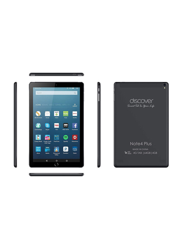 Discover Note 4 Plus 64GB Black 10.1-inch Tablet, 4GB RAM, 4G LTE, Dual Sim + Wi-Fi
Discover Note 4 Plus 64GB Black 10.1-inch Tablet, 4GB RAM, 4G LTE, Dual Sim + Wi-Fi