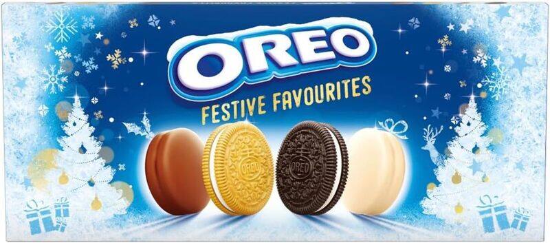 Oreo Festive Favourites Assorted Biscuit Box With Iconic Oreo Flavours Christmas Special 170g
Oreo Festive Favourites Assorted Biscuit Box With Iconic Oreo Flavours Christmas Special 170g