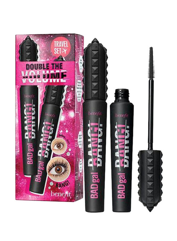Benefit Badgal Bang Duo Double The Volume Mascara, 2 Pieces, Intense Pitch Black, Black
Benefit Badgal Bang Duo Double The Volume Mascara, 2 Pieces, Intense Pitch Black, Black