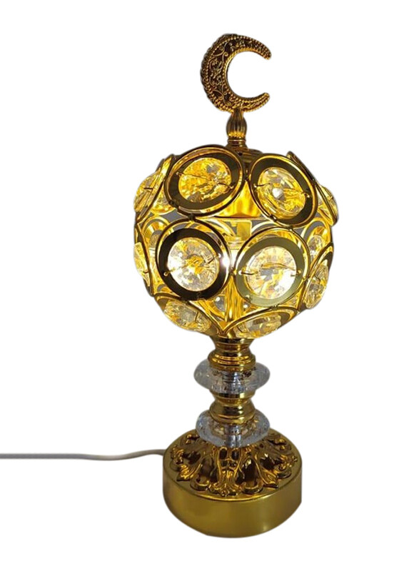 Generic Arabian Style Crystal Incense Burner with Metal Censer for Eid Plating, Gold
Generic Arabian Style Crystal Incense Burner with Metal Censer for Eid Plating, Gold