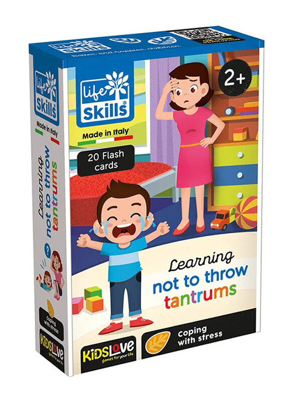 Kids Love Life Skills Learning Not to Throw Tantrums Card Game, Ages 2+, Multicolour
Kids Love Life Skills Learning Not to Throw Tantrums Card Game, Ages 2+, Multicolour