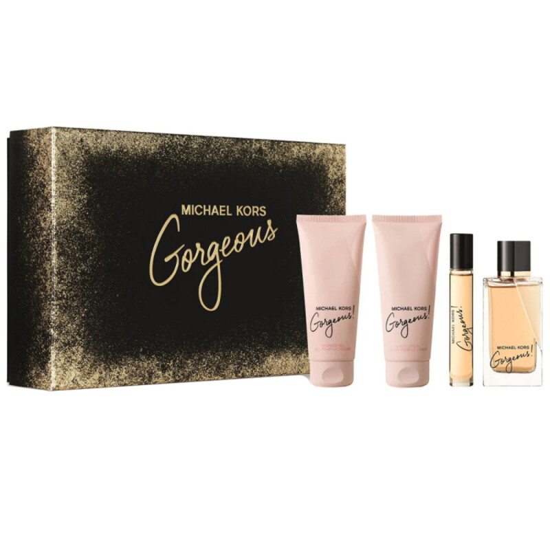 MICHAEL KORS GORGEOUS 4PCS SET (100ML EDP Perfume +S/G +B/L + 10ML EDP Perfume ) FOR WOMEN
MICHAEL KORS GORGEOUS 4PCS SET (100ML EDP Perfume +S/G +B/L + 10ML EDP Perfume ) FOR WOMEN