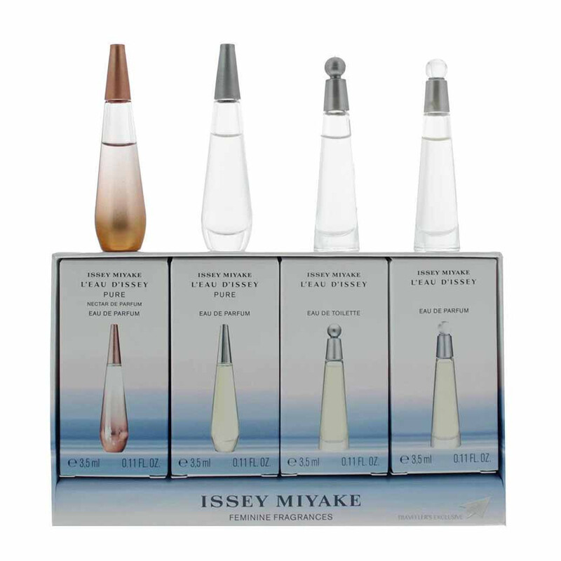 ISSEY MIYAKI 4PC MINI SET (L'EAU NECTAR EDP Perfume+PURE EDP Perfume+L'EAU EDT Perfume+L'EAU EDP Perfume 3.5ML)FOR WOMEN
ISSEY MIYAKI 4PC MINI SET (L'EAU NECTAR EDP Perfume+PURE EDP Perfume+L'EAU EDT Perfume+L'EAU EDP Perfume 3.5ML)FOR WOMEN