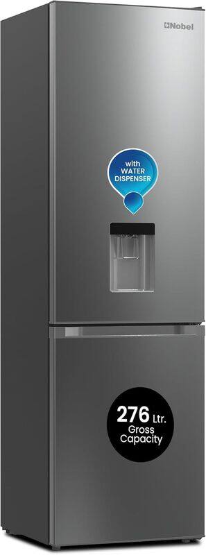 Nobel Bottom Mounted Refrigerator, 276L Gross / 248L Net Capacity, Inverter, Water Dispenser, NBF400
Nobel Bottom Mounted Refrigerator, 276L Gross / 248L Net Capacity, Inverter, Water Dispenser, NBF400