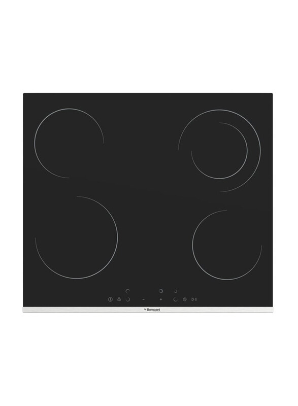Bompani 60cm Built-In Vitroceramic Hob Hi-light Electrical Hob, 4 Cooking Zones, 10 Power Levels, BO273TIT, Black
Bompani 60cm Built-In Vitroceramic Hob Hi-light Electrical Hob, 4 Cooking Zones, 10 Power Levels, BO273TIT, Black