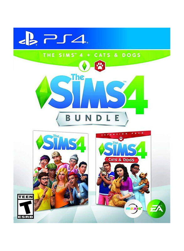 The Sims 4 Plus Cats and Dogs Bundle Video Game for PlayStation 4 (PS4) by Electronics Arts
The Sims 4 Plus Cats and Dogs Bundle Video Game for PlayStation 4 (PS4) by Electronics Arts