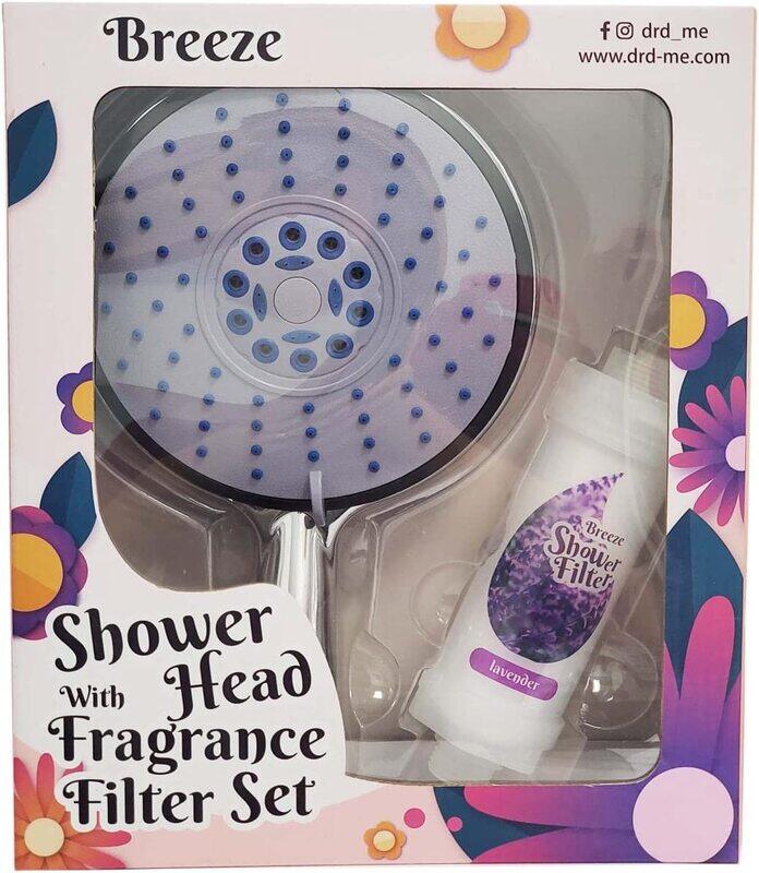 Home Pro Breeze Shower Head with Lavender Fragrance Bath Filter, 2997, Multicolour
Home Pro Breeze Shower Head with Lavender Fragrance Bath Filter, 2997, Multicolour