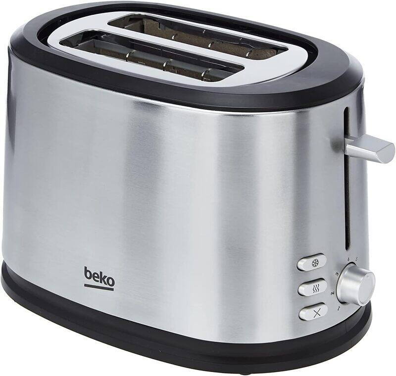 Beko Electric Toaster - 850W, 2 wide slots, 7 browning adjustment, Detachable crumb tray, Stainless steel body, Multiple modes: Defrost, Reheat, Cance
Beko Electric Toaster - 850W, 2 wide slots, 7 browning adjustment, Detachable crumb tray, Stainless steel body, Multiple modes: Defrost, Reheat, Cance