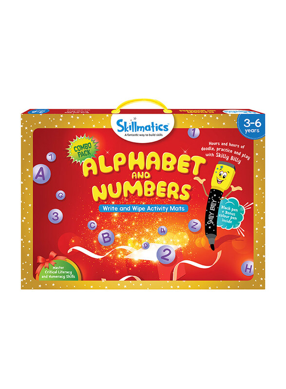 Skillmatics Alphabet and Numbers Combo Product, Learning & Education Toy, Ages 3+, Multicolour
Skillmatics Alphabet and Numbers Combo Product, Learning & Education Toy, Ages 3+, Multicolour