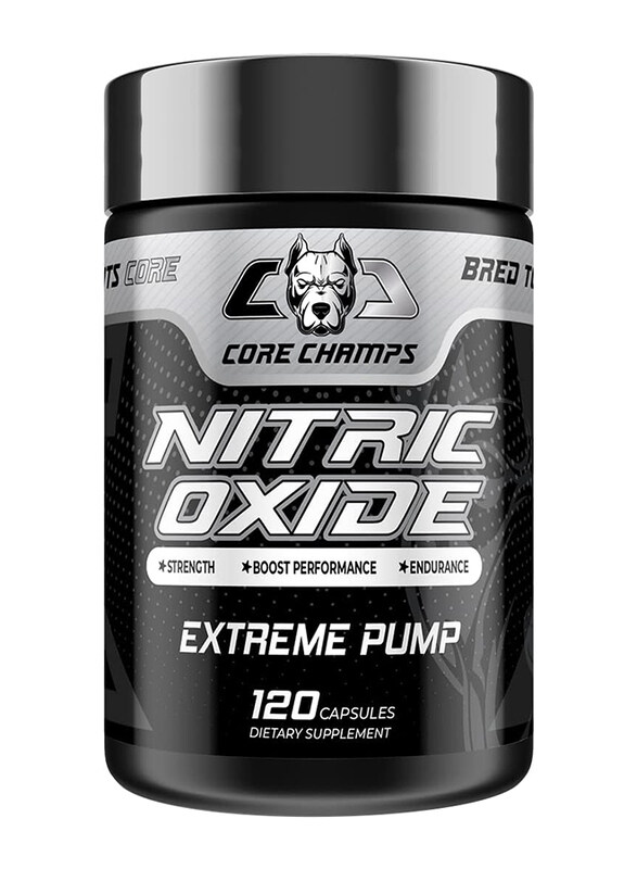 Core Champs Nitric Oxide Extreme Pump Dietary Supplement, 120 Capsules, Unflavoured
Core Champs Nitric Oxide Extreme Pump Dietary Supplement, 120 Capsules, Unflavoured