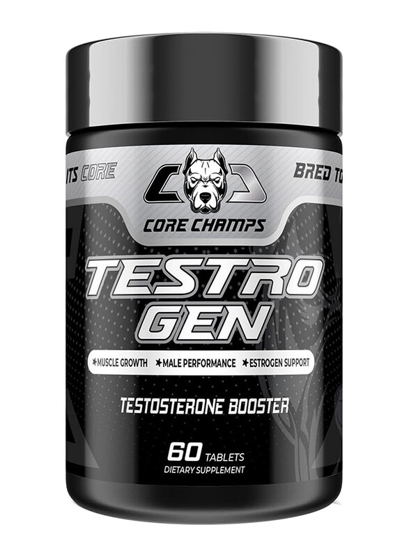Core Champs Testro Gen Testosterone Booster Dietary Supplement, 60 Tablets, Unflavoured
Core Champs Testro Gen Testosterone Booster Dietary Supplement, 60 Tablets, Unflavoured