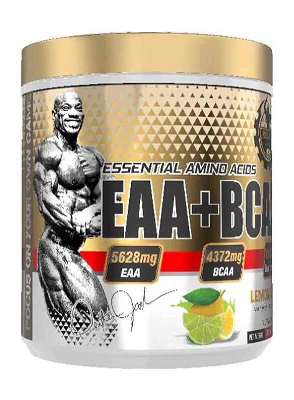 Dexter Jackson Signature Series EAA+BCAA Essential Amino Acids, 480gm, Lemon Lime
Dexter Jackson Signature Series EAA+BCAA Essential Amino Acids, 480gm, Lemon Lime