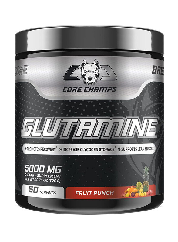 Core Champs Glutamine Dietary Supplement, 500mg, 50 Servings, 305gm, Fruit Punch
Core Champs Glutamine Dietary Supplement, 500mg, 50 Servings, 305gm, Fruit Punch
