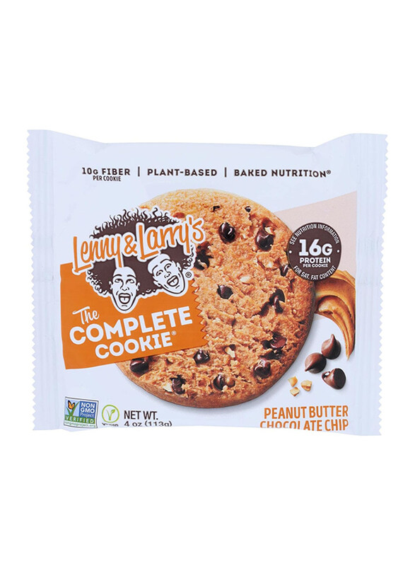 Lenny & Larry's The Complete Cookies, 113gm, 12 Pieces, Peanut Butter Chocolate Chip
Lenny & Larry's The Complete Cookies, 113gm, 12 Pieces, Peanut Butter Chocolate Chip