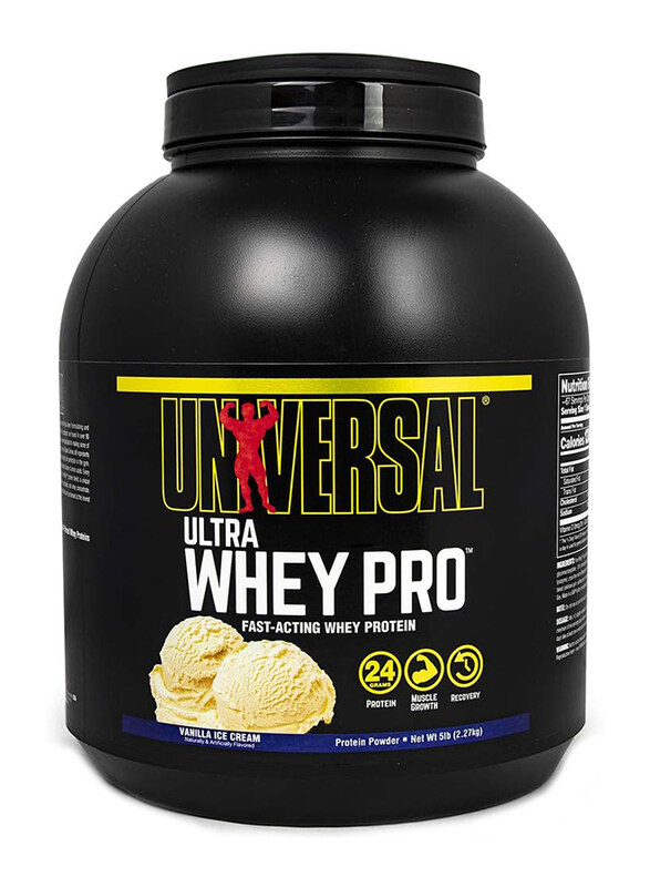 Universal Nutrition Ultra Whey Pro Protein Powder Whey Protein, 2.27 Kg, Vanilla
Universal Nutrition Ultra Whey Pro Protein Powder Whey Protein, 2.27 Kg, Vanilla