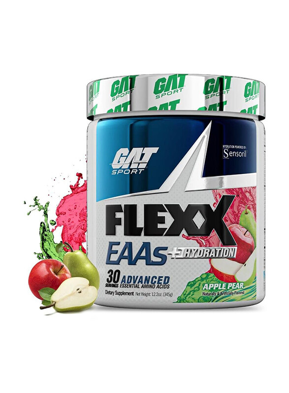 Gat Sport Flex EAAS Essential Amino Acids + Hydration Formula, 30 Servings, Apple Pear
Gat Sport Flex EAAS Essential Amino Acids + Hydration Formula, 30 Servings, Apple Pear