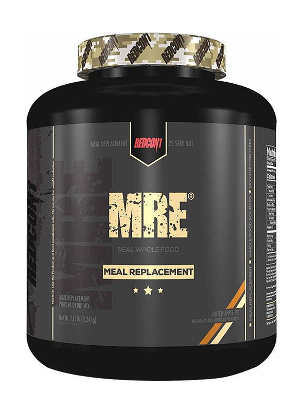 Redcon1 MRE Real Whole Food Meal Replacement Protein Powder Supplement, 3.2 Kg, Dutch Apple Pie
Redcon1 MRE Real Whole Food Meal Replacement Protein Powder Supplement, 3.2 Kg, Dutch Apple Pie