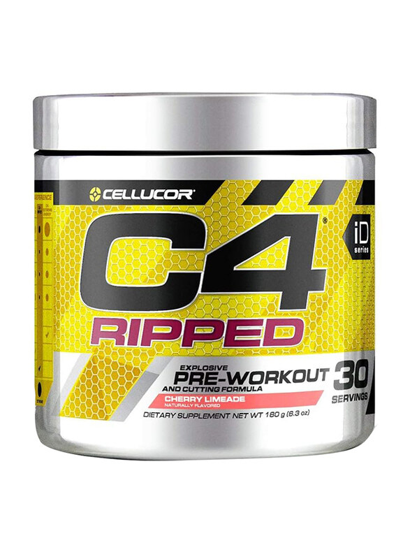 Cellucor C4 Ripped Original ID Series Pre Workout, 180gm, 30 Servings, Cherry Limeade
Cellucor C4 Ripped Original ID Series Pre Workout, 180gm, 30 Servings, Cherry Limeade