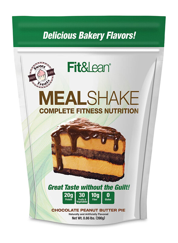 Fit & Lean Meal Shake Meal Replacement Powder, 10 Servings, Chocolate Peanut Butter Pie
Fit & Lean Meal Shake Meal Replacement Powder, 10 Servings, Chocolate Peanut Butter Pie