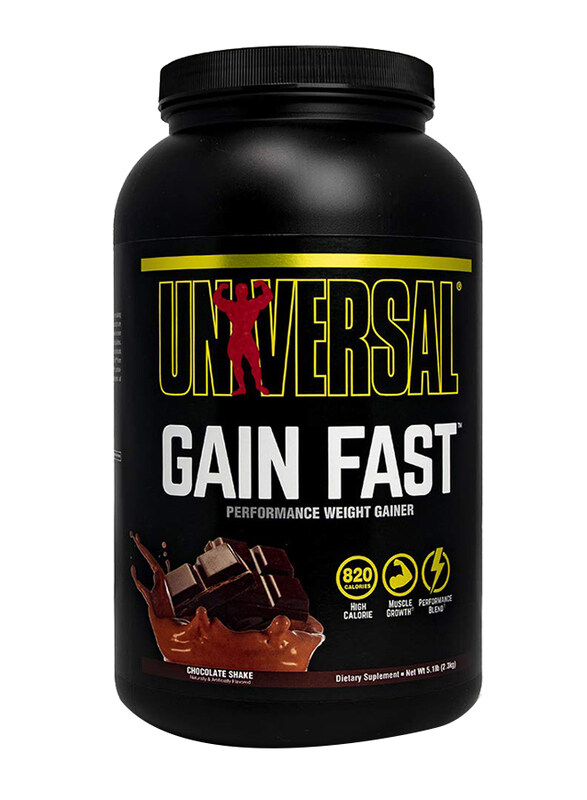 Universal Nutrition Gain Fast Performance Weight Gainer Powder, 2.3 Kg, Chocolate Shake
Universal Nutrition Gain Fast Performance Weight Gainer Powder, 2.3 Kg, Chocolate Shake