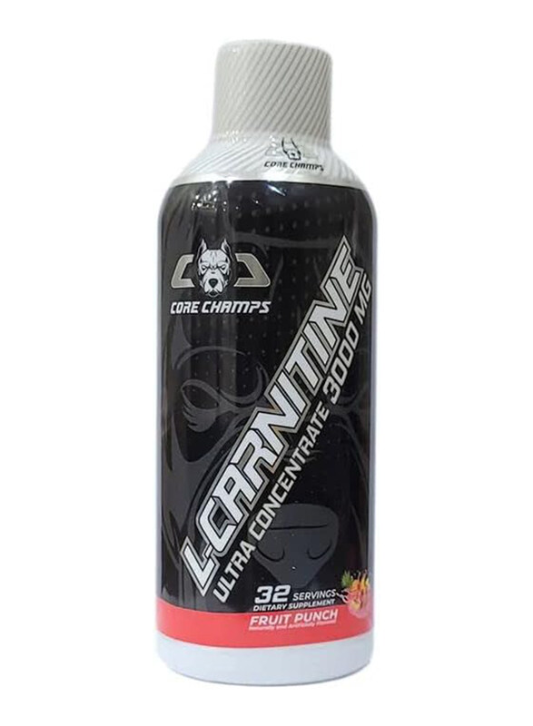 Core Champs L-Carnitine Ultra Concentrate Dietary Supplement, 3000mg, 32 Servings, Fruit Punch
Core Champs L-Carnitine Ultra Concentrate Dietary Supplement, 3000mg, 32 Servings, Fruit Punch