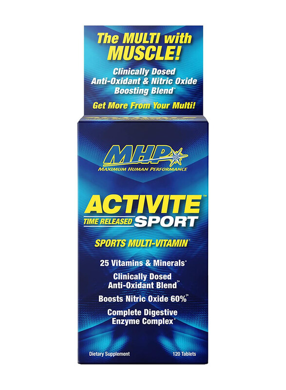 Maximum Human Performance Activite Sport Multi Vitamin, 120 Tablets, Regular
Maximum Human Performance Activite Sport Multi Vitamin, 120 Tablets, Regular