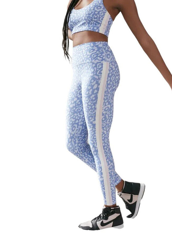 Spiritual Gangster Manduka x SG Intent Eco Jersey High Waist 7/8 Legging, Extra Small, Blue Sky Leopard
Spiritual Gangster Manduka x SG Intent Eco Jersey High Waist 7/8 Legging, Extra Small, Blue Sky Leopard