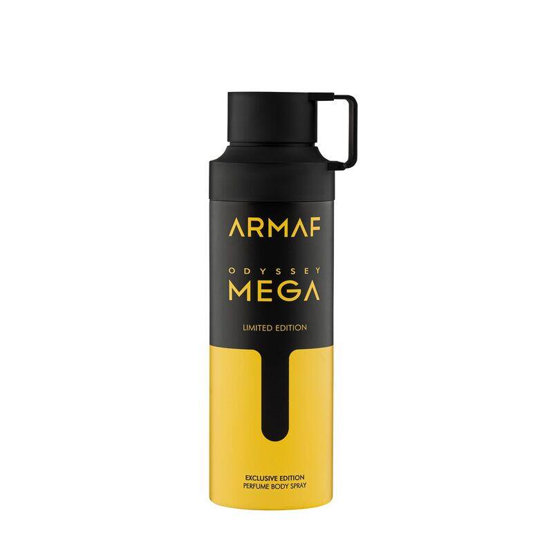 Armaf Odyssey Mega Limited Edition Exclusive Perfume Body Spray For Men 200ml, Deodorant Spray
Armaf Odyssey Mega Limited Edition Exclusive Perfume Body Spray For Men 200ml, Deodorant Spray