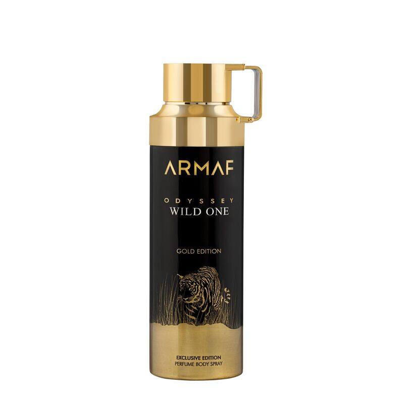 Armaf Odyssey Wild One Gold Edition Exclusive Perfume Body Spray For Men 200ml, Deodorant Spray
Armaf Odyssey Wild One Gold Edition Exclusive Perfume Body Spray For Men 200ml, Deodorant Spray