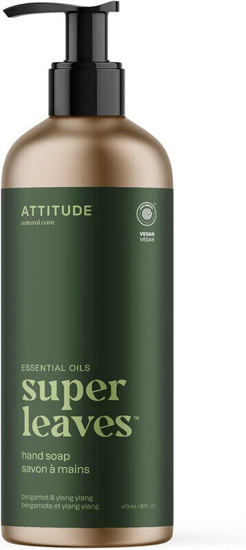 ATTITUDE Hand Soap with Essential Oils, EWG Verified, Plant and Mineral-Based Ingredients, Vegan Personal Care Products, Refillable Aluminum Bottle, B
ATTITUDE Hand Soap with Essential Oils, EWG Verified, Plant and Mineral-Based Ingredients, Vegan Personal Care Products, Refillable Aluminum Bottle, B