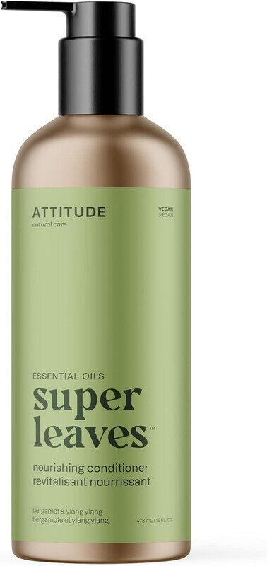 ATTITUDE Conditioner with Essential Oils, Plant and Mineral-Based Ingredients, Vegan Beauty Products, Aluminum Bottle, Nourishing, Bergamot and Ylang
ATTITUDE Conditioner with Essential Oils, Plant and Mineral-Based Ingredients, Vegan Beauty Products, Aluminum Bottle, Nourishing, Bergamot and Ylang