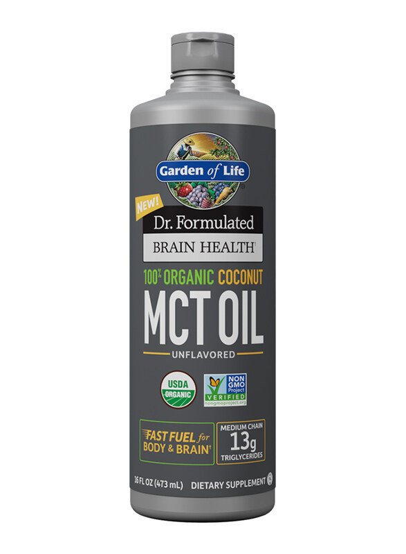 Garden of Life Dr. Formulated 100% Organic Coconut MCT Oil Dietary Supplement, 473ml
Garden of Life Dr. Formulated 100% Organic Coconut MCT Oil Dietary Supplement, 473ml