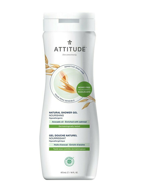 Attitude Sensitive Avocado Oil Skin Hypoallergenic Nourishing Shower Gel, 473ml
Attitude Sensitive Avocado Oil Skin Hypoallergenic Nourishing Shower Gel, 473ml