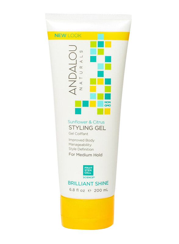 Andalou Naturals Sunflower & Citrus Medium Hold Styling Gel for All Hair Types, 200ml
Andalou Naturals Sunflower & Citrus Medium Hold Styling Gel for All Hair Types, 200ml