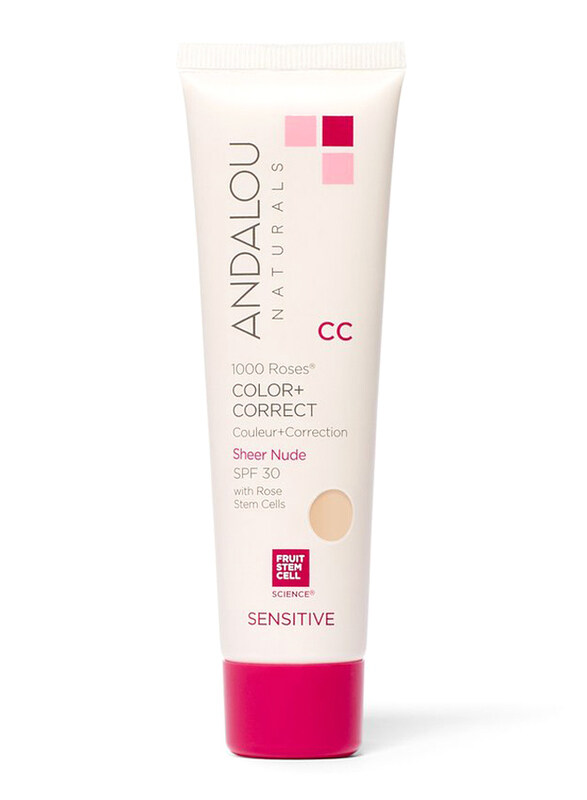 Andalou Naturals 1000 Roses CC Color + Correct Sensitive SPF 30 Sheer Beige, 58ml
Andalou Naturals 1000 Roses CC Color + Correct Sensitive SPF 30 Sheer Beige, 58ml